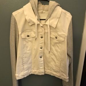 White Hoodie Jacket